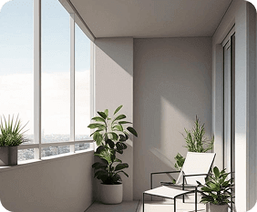 Современный балкон